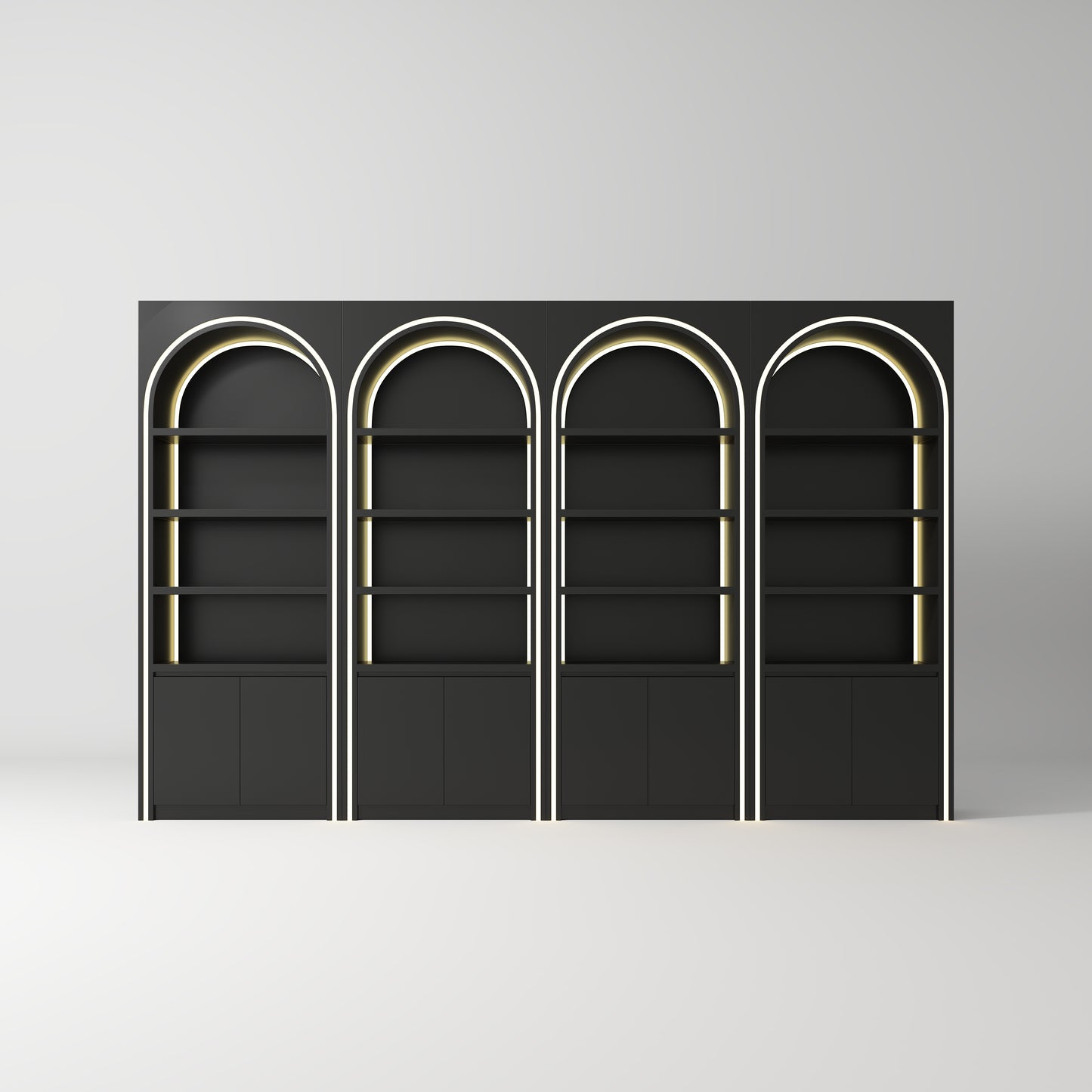 Aura Prestige Arch LED Display Cabinets
