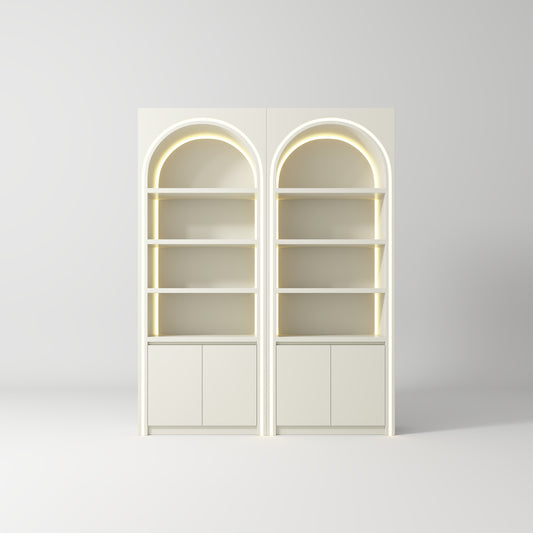 Aura Arch LED Display Cabinet – Double