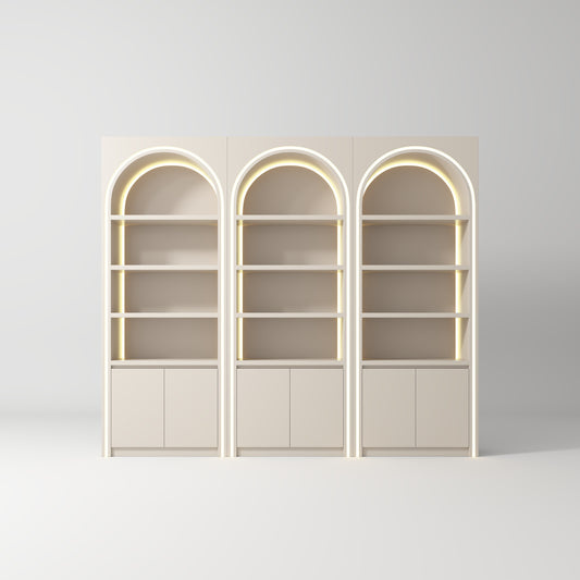 Aura Grand Triple Arch LED Display Cabinet