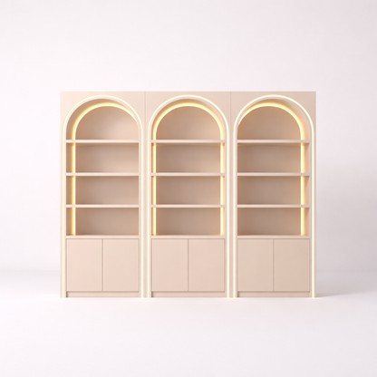 Aura Grand Triple Arch LED Display Cabinet