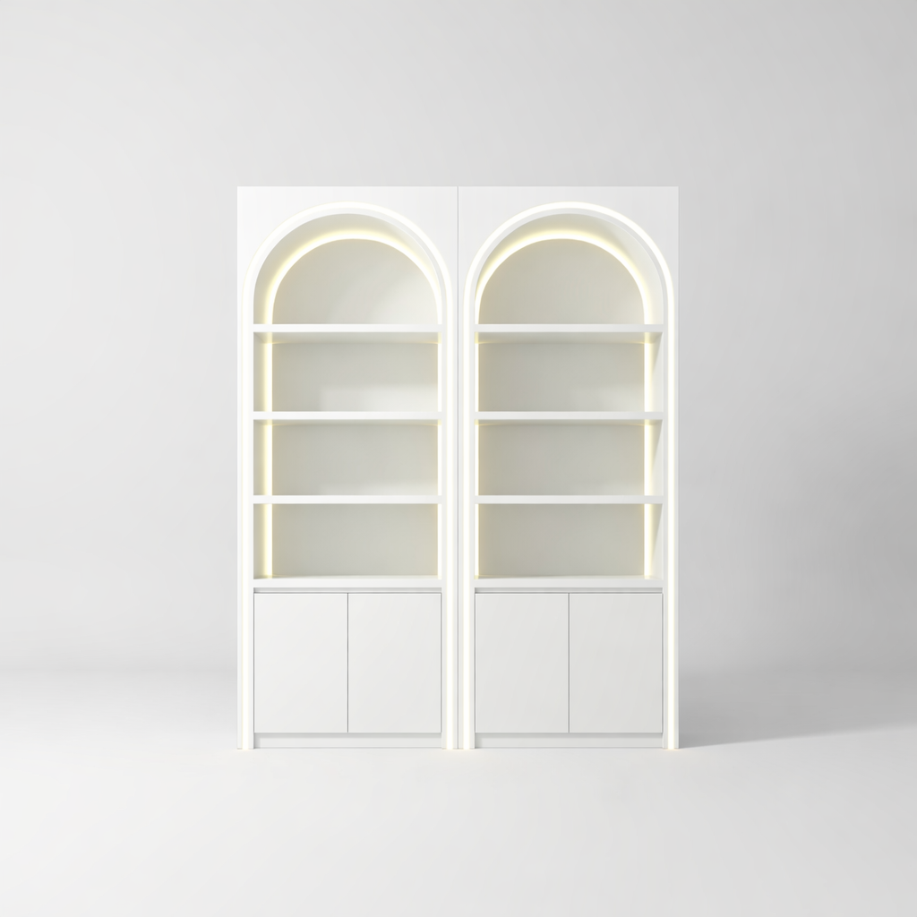 Aura Arch LED Display Cabinet – Double