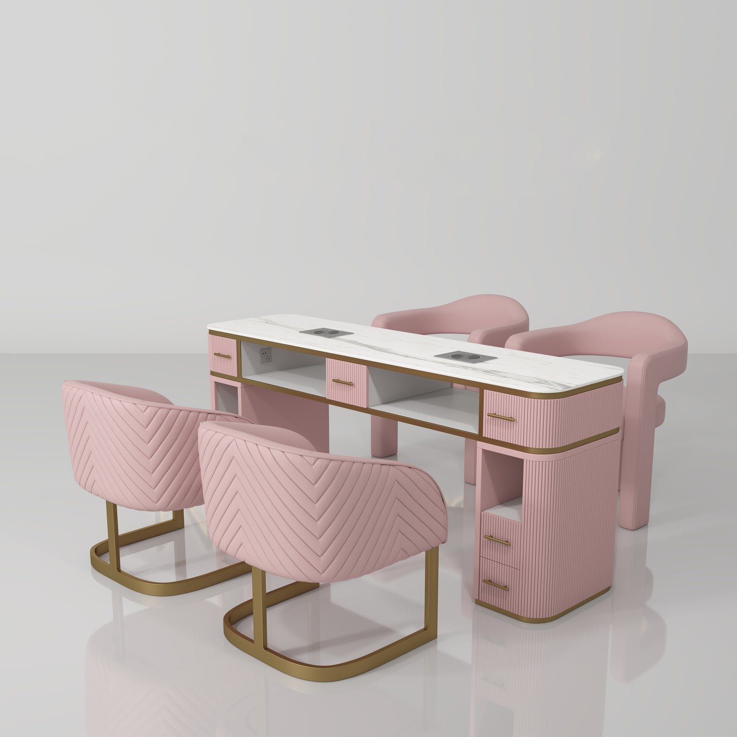 Veloura Double Manicure Station